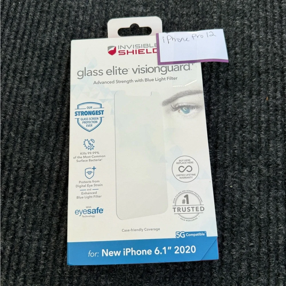 ZAGG Invisible Shield Glass Elite VisionGuard Screen Protector - iPhone Pro 12